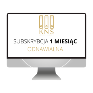 KNS - subskrypcja 1-miesięczna odnawialna- standard (IV edycja)
